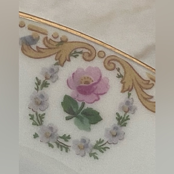 Vintage Limoges Rose Floral China 5 Piece Serveware Set - Picture 3 of 7